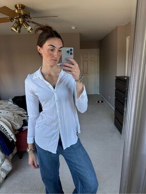 Eileen Fisher button down shirt